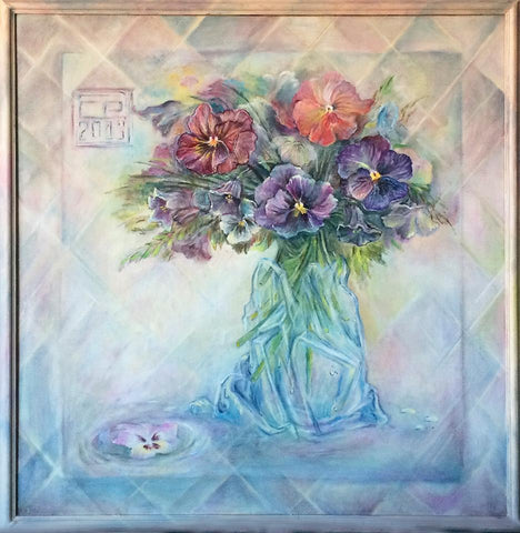 Spring bouquet oil on canvas Eshurin Rostislav