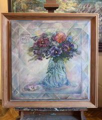 ARTIST ХУДОЖНИК Eshurin Rostislav Ешурин Ростислав אישורין רוסטיסלב
Spring bouquet oil on canvas; Весенний букет פריחת האביב אישורין רוסטיסלב