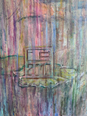 Jeux d'eau Ravel oil on canvas Eshurin Rostislav