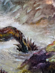 Peacock oil on canvas Eshurin Rostislav