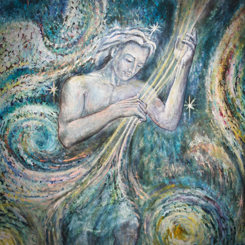 Orpheus oil on canvas Eshurin Rostislav