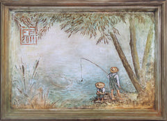 Fisherfolk of luck oil on canvas Eshurin Rostislav Рыбаки удачи холст, масло Ешурин Ростислав