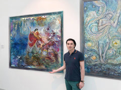 Orpheus; oil on canvas; 300х100cm; 2010 Орфей; холст, масло; 300х100см; 2010  אורפיאוס; שמן על בד; 300х100 ס"מ;מתוארך - 2010  ARTIST | ХУДОЖНИК | אמן  Eshurin Rostislav Ешурин Ростислав אישורין רוסטיסלב