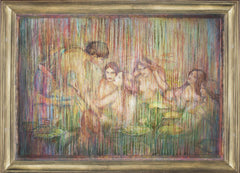 Jeux d'eau Ravel oil on canvas Eshurin Rostislav Игра воды Равель холст, масло Ешурин Ростислав 