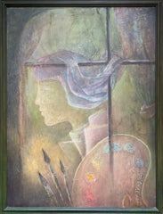 Muse T. I. Selvinsky; oil on canvas; 80х60cm; 2006 Муза Т.И. Сельвинская; холст, масло; 80х60см; 2006 מוזה טי סלבינסקי; שמן על בד; 80х60 ס"מ;מתוארך - 2006 ARTIST | ХУДОЖНИК | אמן Eshurin Rostislav Ешурин Ростислав אישורין רוסטיסלב