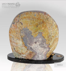 Bronze Figure of Sweethearts on a Bench  with Garnet heart