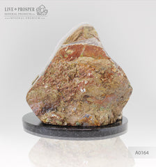 Bronze figures of the dog and Gramophone with agate geode amethyst on a dolerite plate Бронзовые собака и Патефон с жеодой агата аметистовой друзой на пластине из долерита 