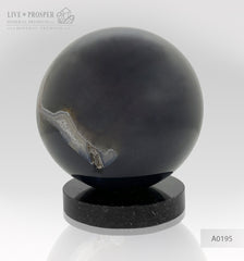 Mineral premium Silver figure of scorpion inside geode agate amethyst sphere with sea pearl and Swarovski inserts on dolerite plate Серебряный скорпион внутри жеоды аметиста агатовой сферы с морской жемчужиной и вставками из Сваровски на пластине из долерита Минерал премиум подарок руководителю подарок скорпионам 