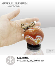 Bronze figure of a scorpion on agate geode amethyst sphere with sea pearl and Swarovski inserts on a dolerite plate Бронзовый скорпион на сфере агата жеоды аметиста с морской жемчужиной и вставками из Сваровски на пластине из долерита