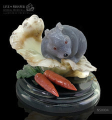 Gemstone carvings composition Midday rest stamp Камнерезная авторская композиция Полуденный отдых  печать подарок руководителю подарок генеральному Минерал Премиум ЛТД   Москва Mineral Premium ltd Stone gift store магазин подарков 