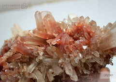 Red Quartz Crystal Cluster Specimen  Красный кварц – выставочный образец 